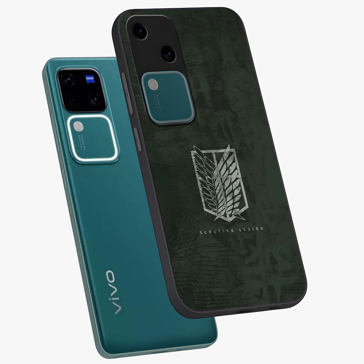Wings Of Freedom Glass Case displayed in angled mockup highlighting graceful wing design with inspirational aesthetic.