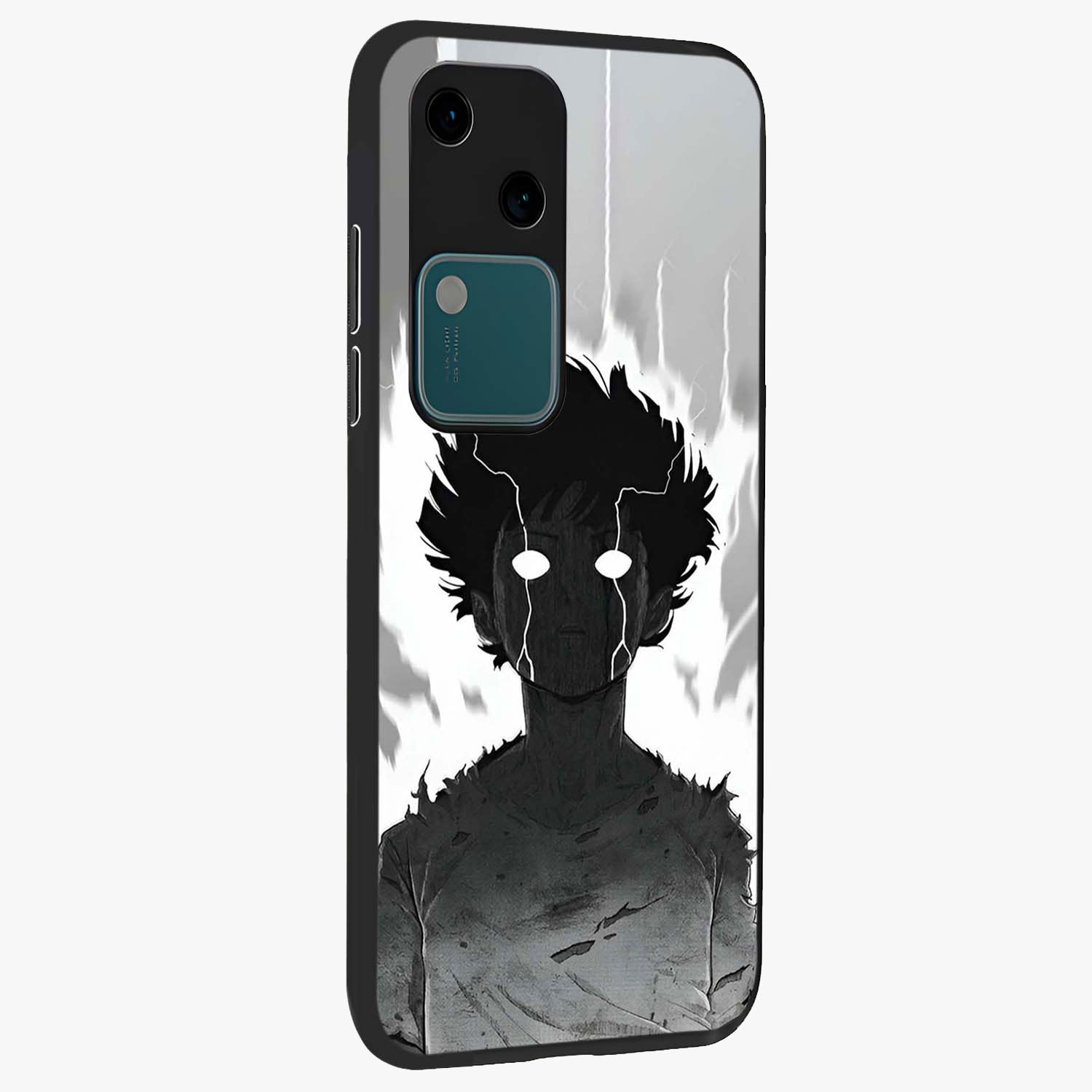Awakened Inner Rage Glass Case upright view showcasing dramatic artwork with strong expressive aesthetic.