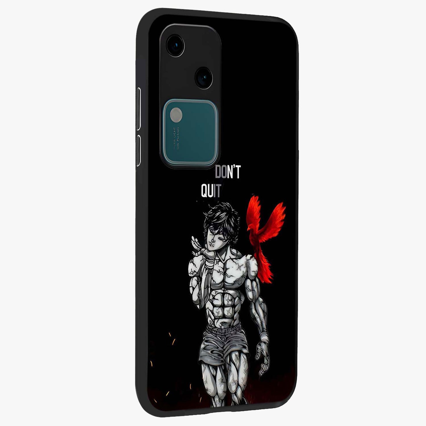 Rise Beyond Limits Glass Case upright view showcasing powerful inspirational artwork with uplifting theme.