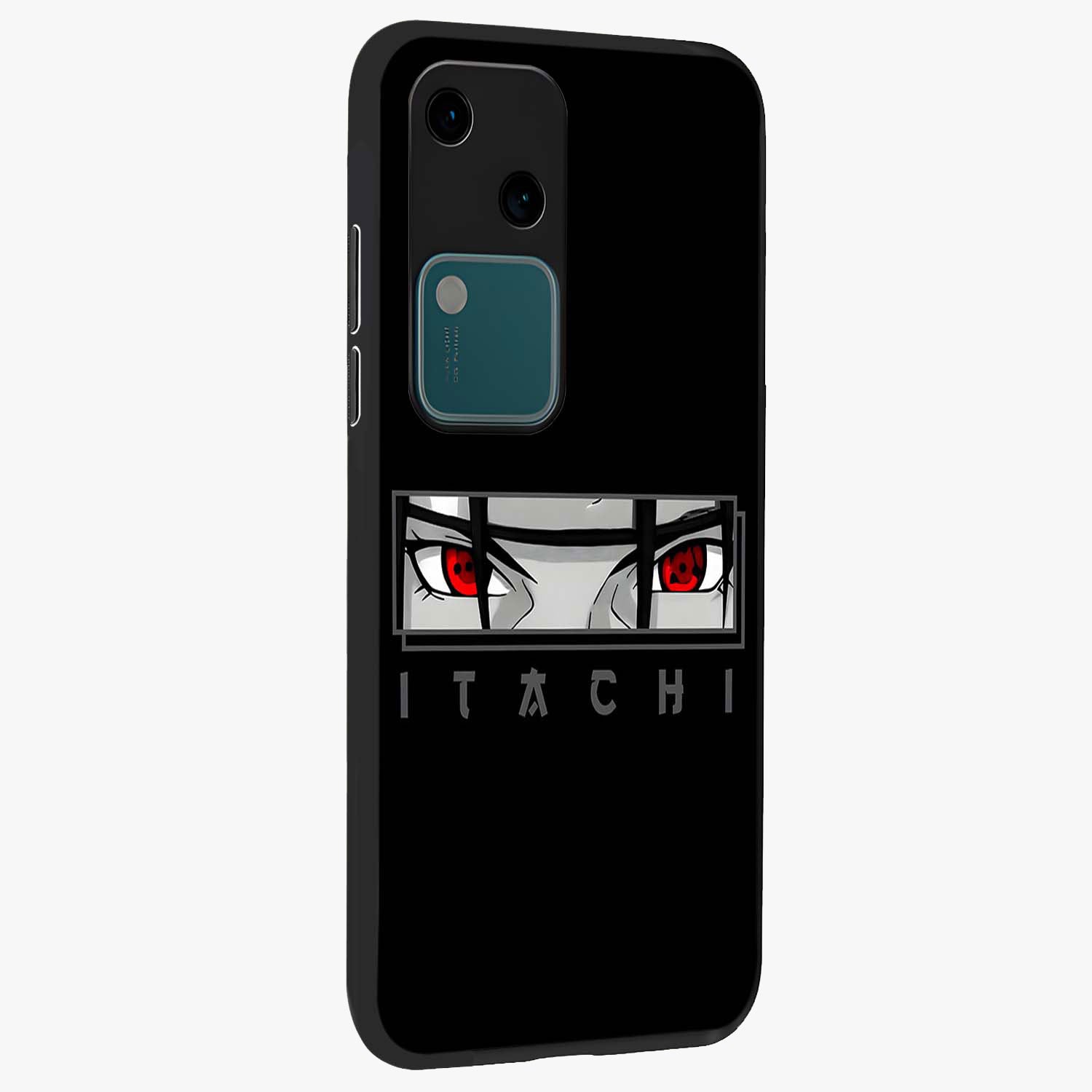 Scarlet Gaze Dominance Glass Case upright view showcasing powerful dramatic artwork with dominant artistic theme.