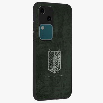 Wings Of Freedom Glass Case upright view showcasing powerful wings artwork with freedom themed design.