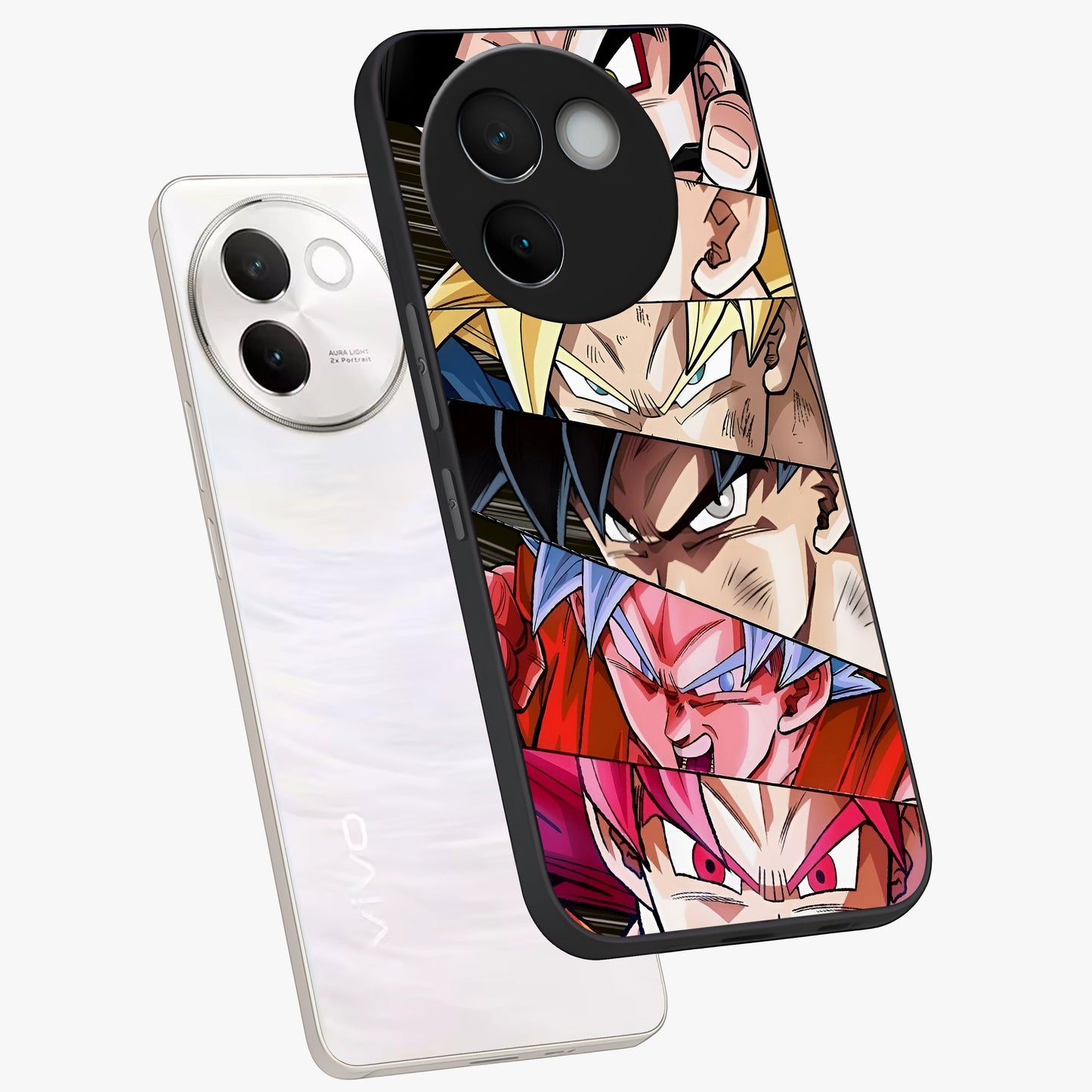 Anime Character Glass Case displayed in angled mockup highlighting colorful anime character illustration.