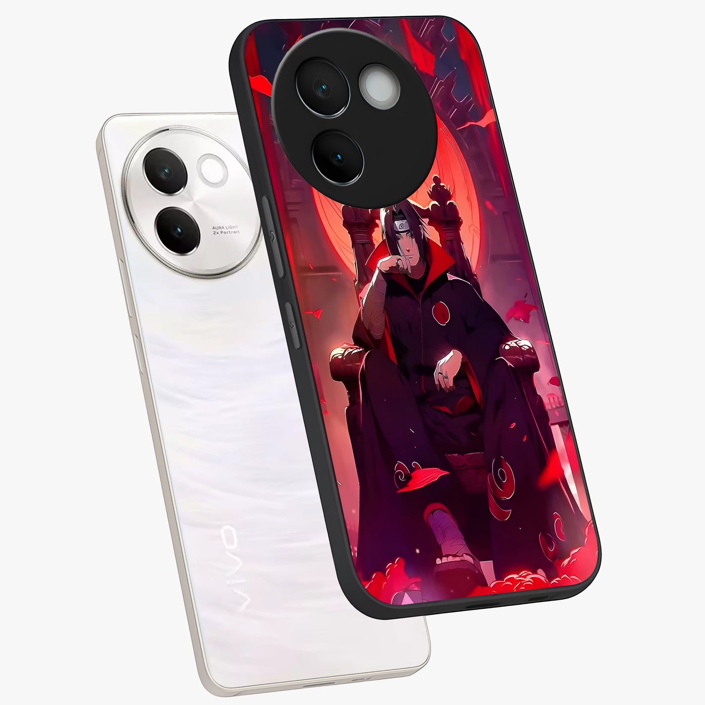 Blood Moon Sovereign Glass Case displayed in angled mockup highlighting dark celestial moon design and dramatic theme.