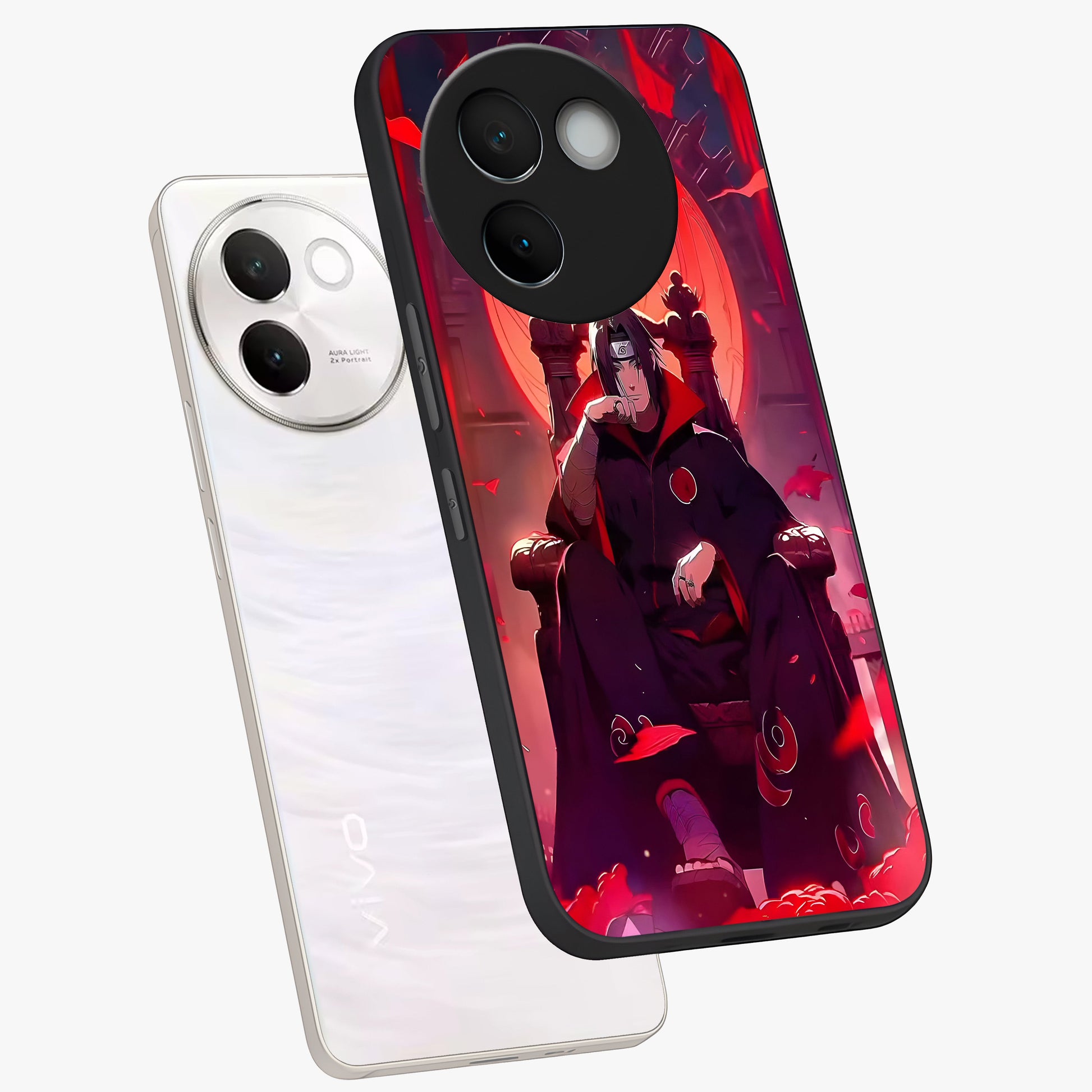 Blood Moon Sovereign Glass Case displayed in angled mockup highlighting dark celestial moon design and dramatic theme.