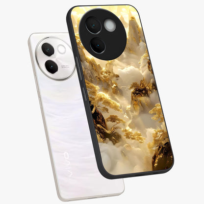 Gates Of Illumination Glass Case displayed in angled mockup highlighting radiant portal inspired design with fantasy aesthetic.