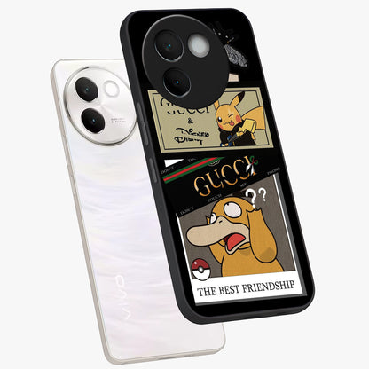 Gucci Play Mashup Glass Case displayed in angled mockup highlighting stylish fashion mashup design with bold aesthetic.
