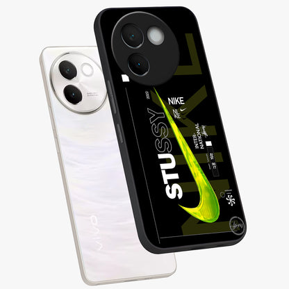 Neon Street Edition Glass Case displayed in angled mockup highlighting vibrant urban design with bold street aesthetic.
