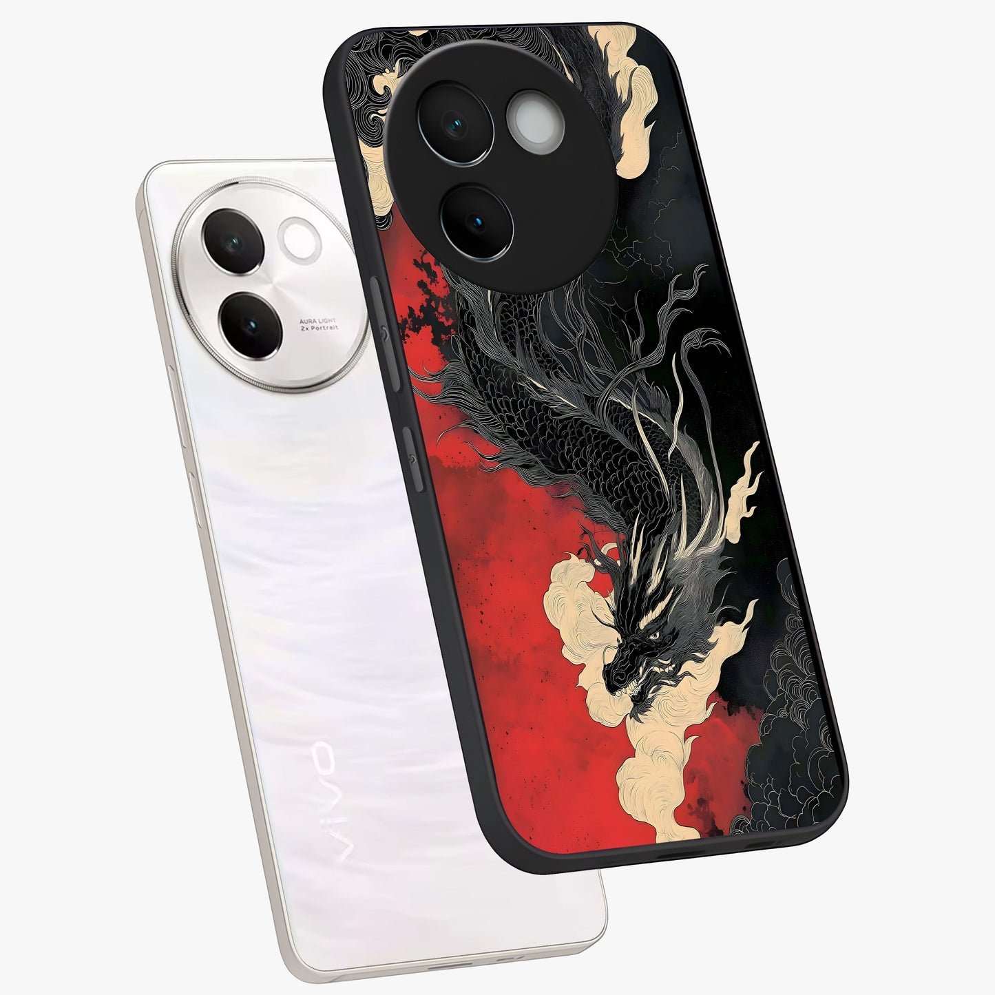 Shadow Dragon Fury Glass Case displayed in angled mockup highlighting powerful dragon illustration with dark fantasy aesthetic.