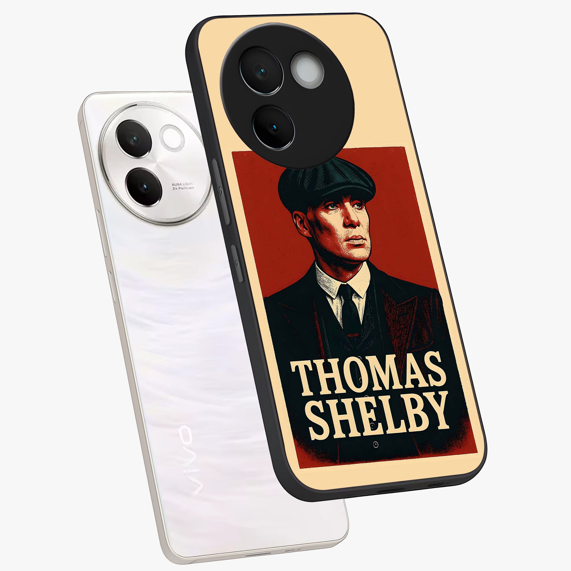 Vintage Mafia Authority Glass Case displayed in angled mockup highlighting powerful retro design with classic gangster aesthetic.