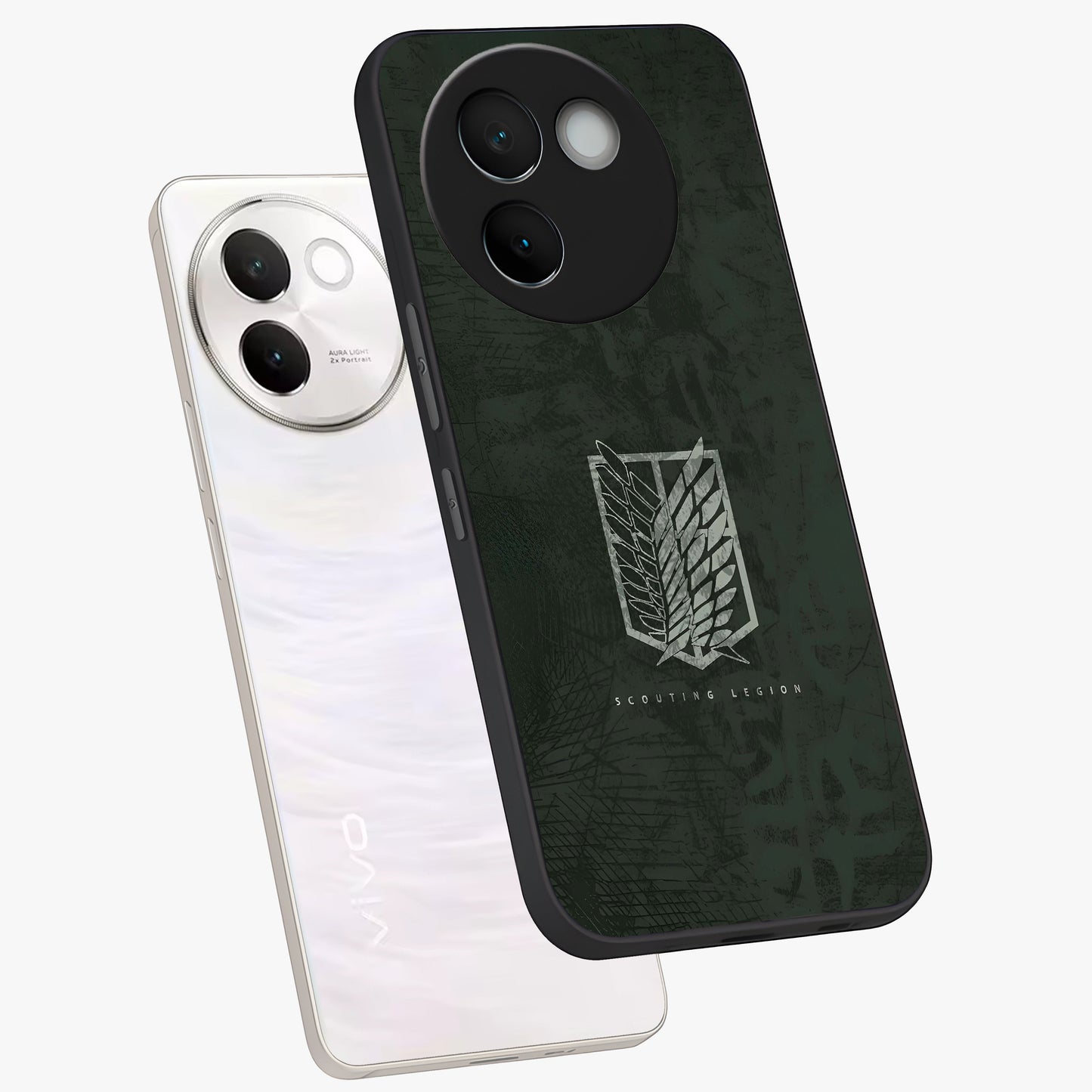 Wings Of Freedom Glass Case displayed in angled mockup highlighting graceful wing design with inspirational aesthetic.