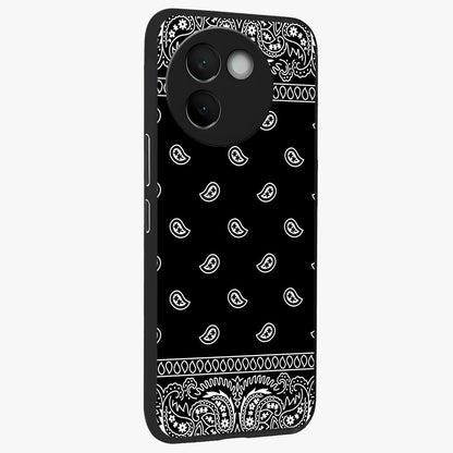 Retro Rebel Threads Glass Case upright view showcasing stylish vintage artwork with bold retro theme.