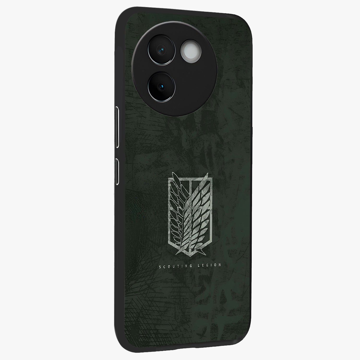 Wings Of Freedom Glass Case upright view showcasing powerful wings artwork with freedom themed design.