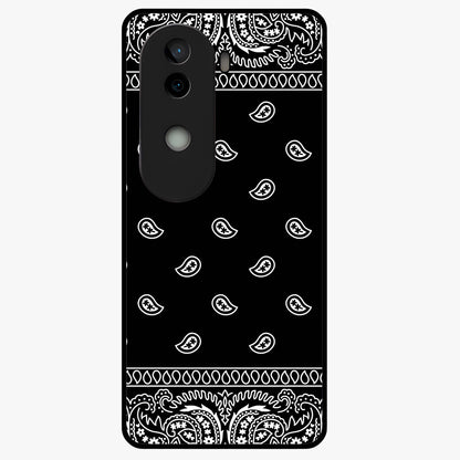 Retro Rebel Threads Glass Case showing flat back view with vintage street style artwork and glossy glass finish.