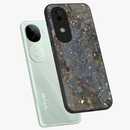 Aesthetic Astrolophia Glass Case displayed in angled mockup highlighting artistic aesthetic elements and smooth glass surface.