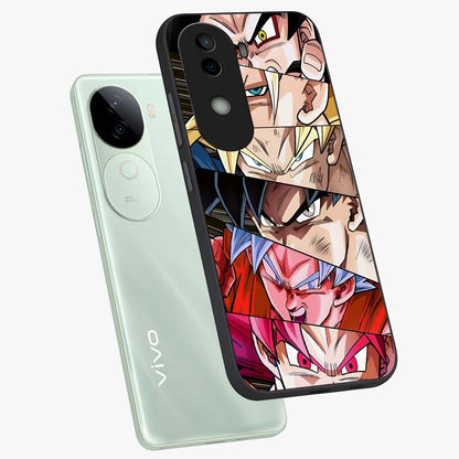 Anime Character Glass Case displayed in angled mockup highlighting colorful anime character illustration.