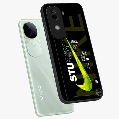 Neon Street Edition Glass Case displayed in angled mockup highlighting vibrant urban design with bold street aesthetic.