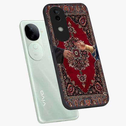 Royal Touch Reach Glass Case displayed in angled mockup highlighting sophisticated design with refined luxury aesthetic.