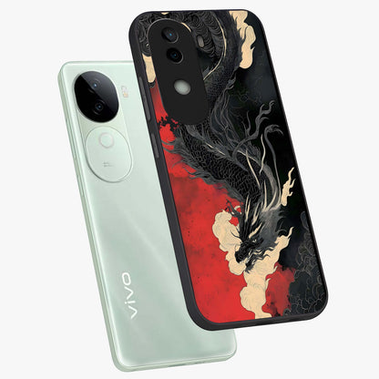Shadow Dragon Fury Glass Case displayed in angled mockup highlighting powerful dragon illustration with dark fantasy aesthetic.