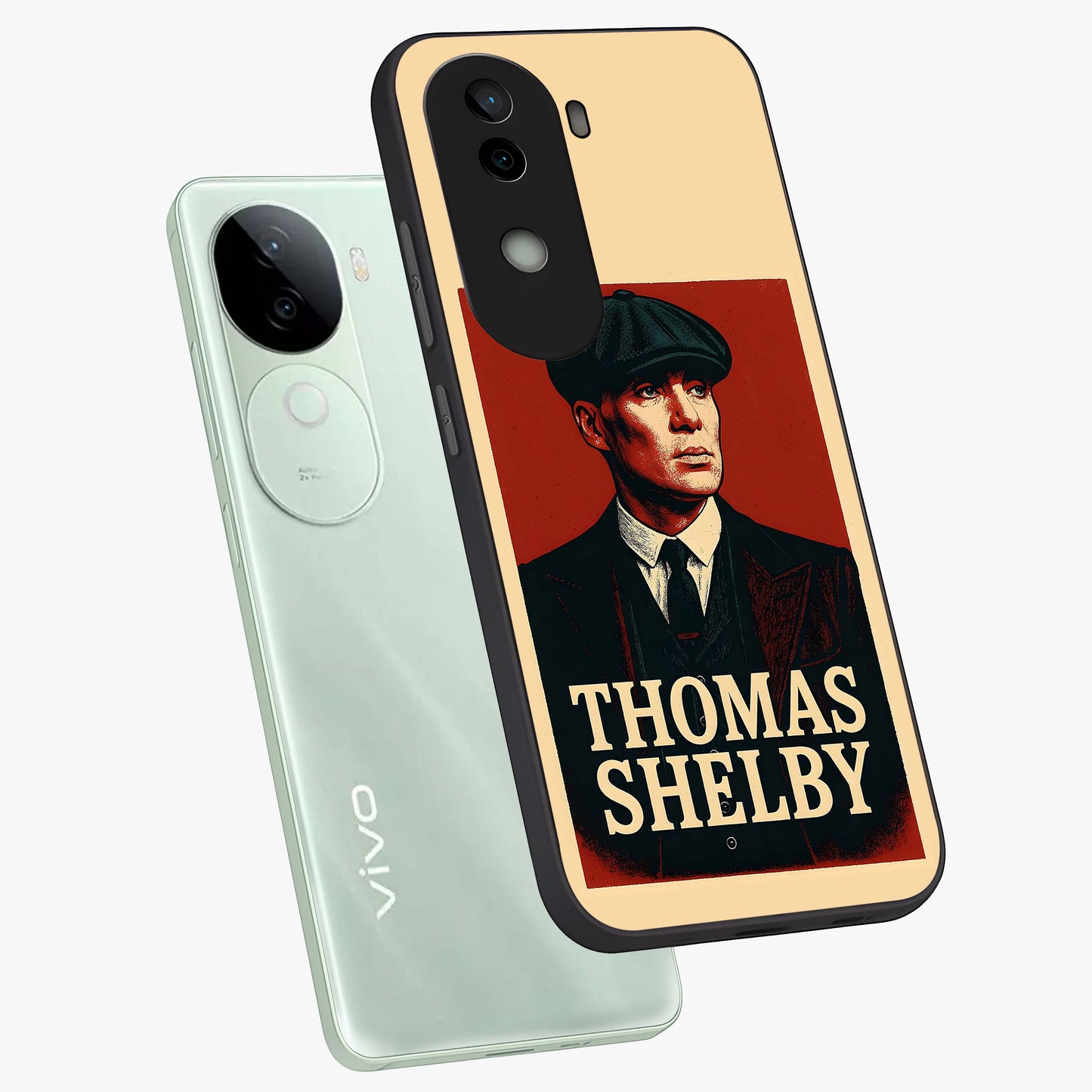 Vintage Mafia Authority Glass Case displayed in angled mockup highlighting powerful retro design with classic gangster aesthetic.
