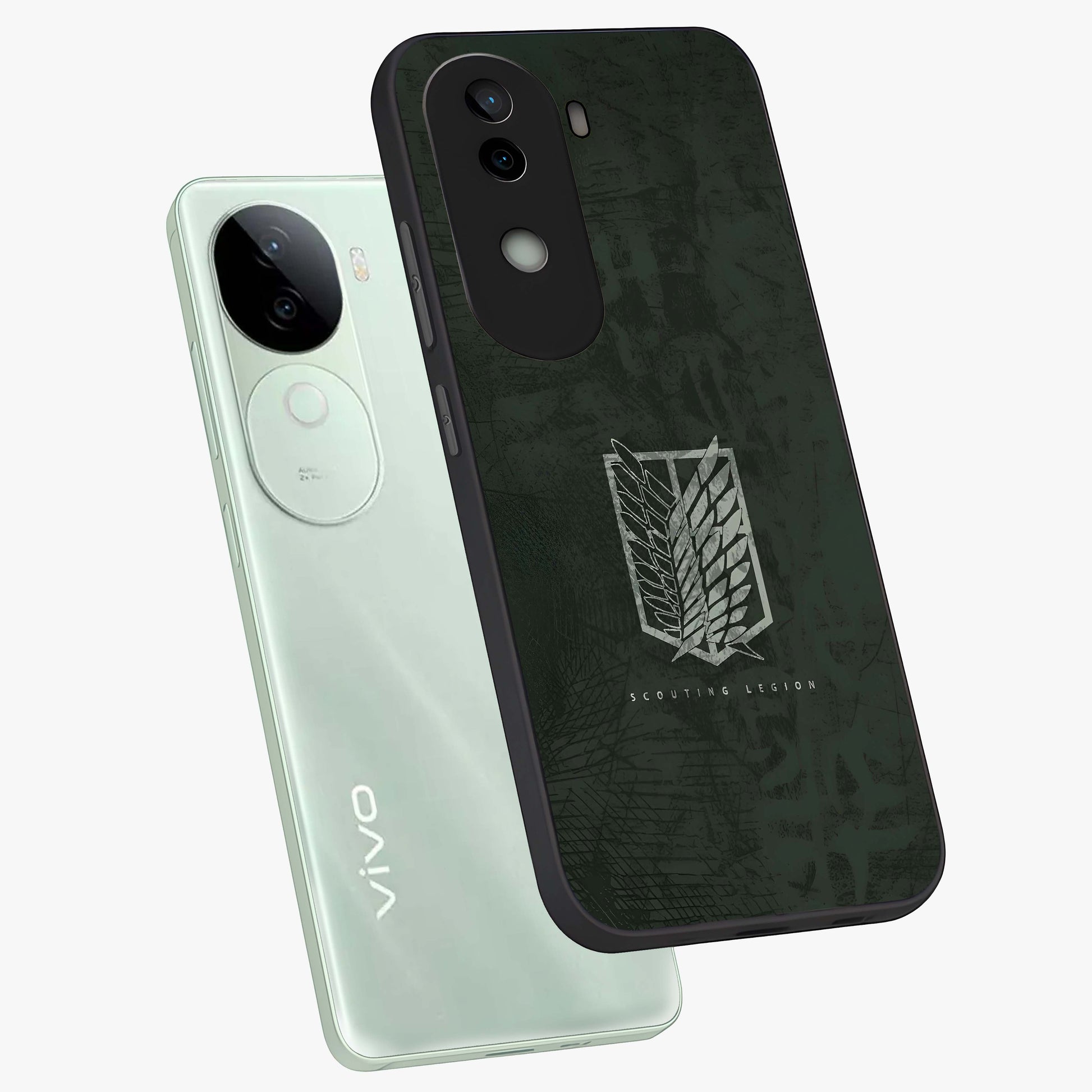 Wings Of Freedom Glass Case displayed in angled mockup highlighting graceful wing design with inspirational aesthetic.