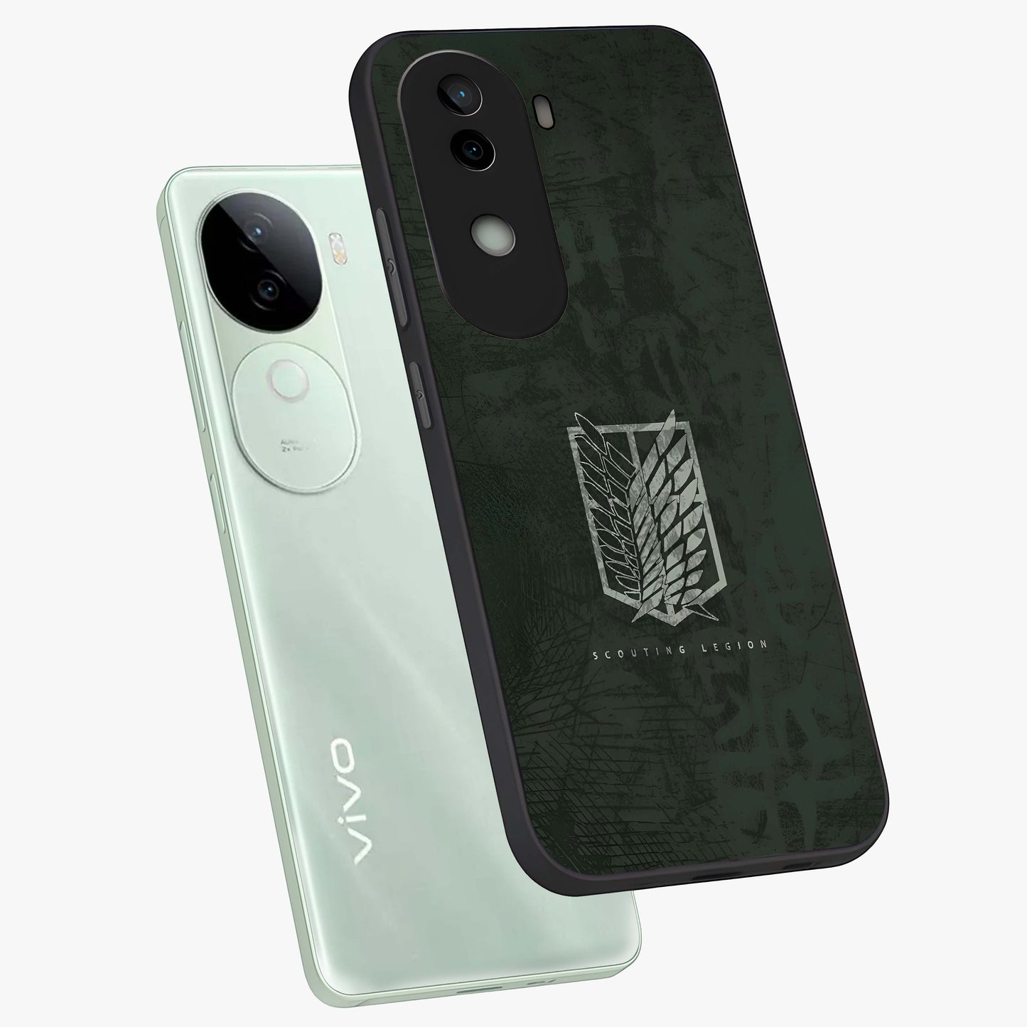 Wings Of Freedom Glass Case displayed in angled mockup highlighting graceful wing design with inspirational aesthetic.