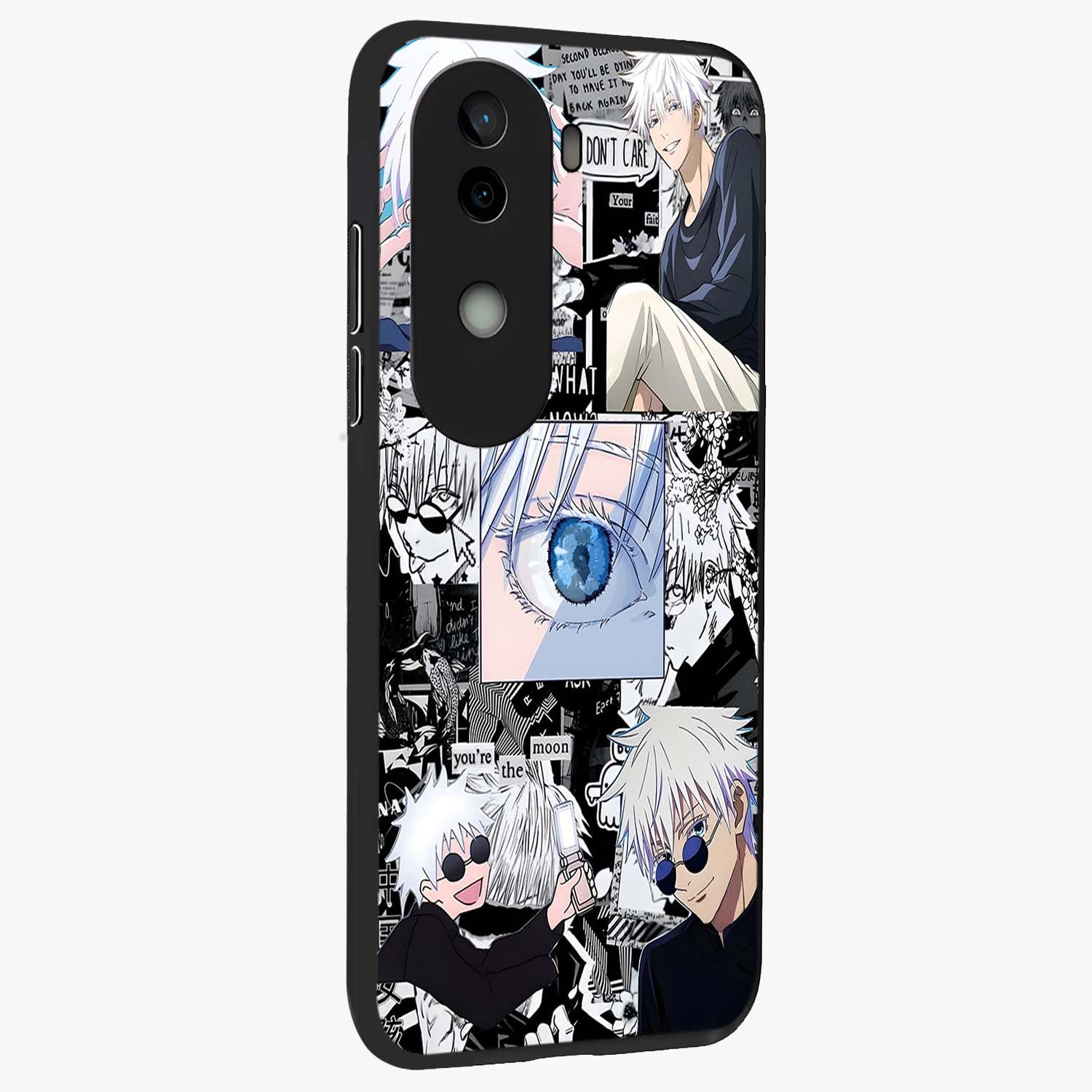Infinity Sorcerer Chaos Glass Case upright view showcasing dramatic sorcerer artwork with chaotic mystical theme.