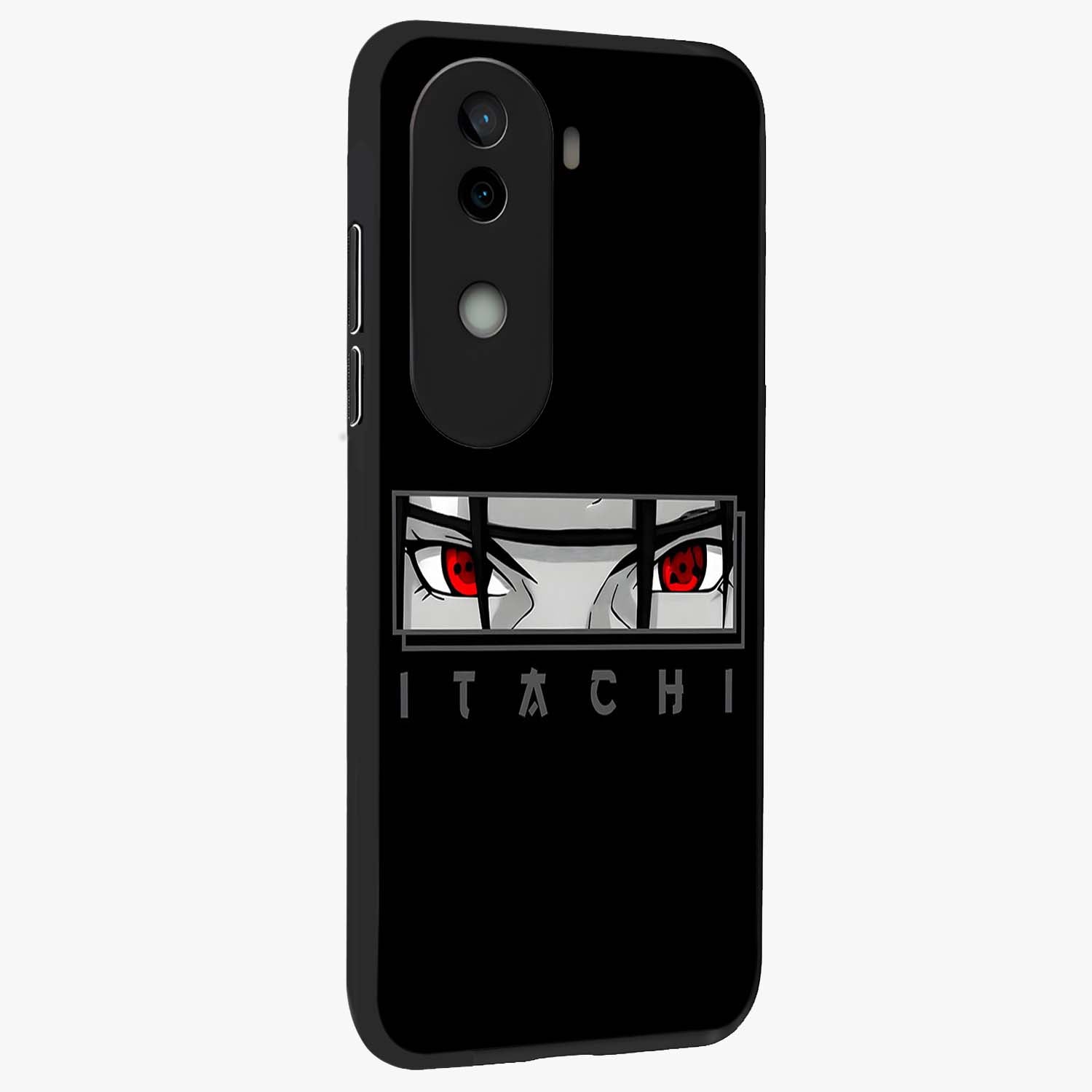 Scarlet Gaze Dominance Glass Case upright view showcasing powerful dramatic artwork with dominant artistic theme.