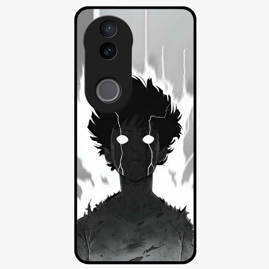 Awakened Inner Rage Glass Case showing flat back view with intense artistic artwork and glossy glass finish.