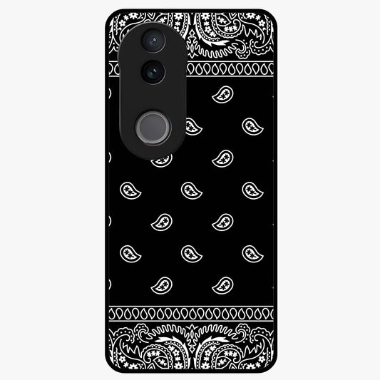 Retro Rebel Threads Glass Case showing flat back view with vintage street style artwork and glossy glass finish.