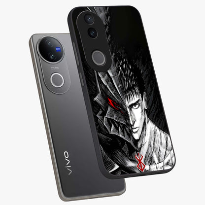 Berserker Blood Oath Glass Case displayed in angled mockup highlighting dark fantasy graphic design and powerful theme.