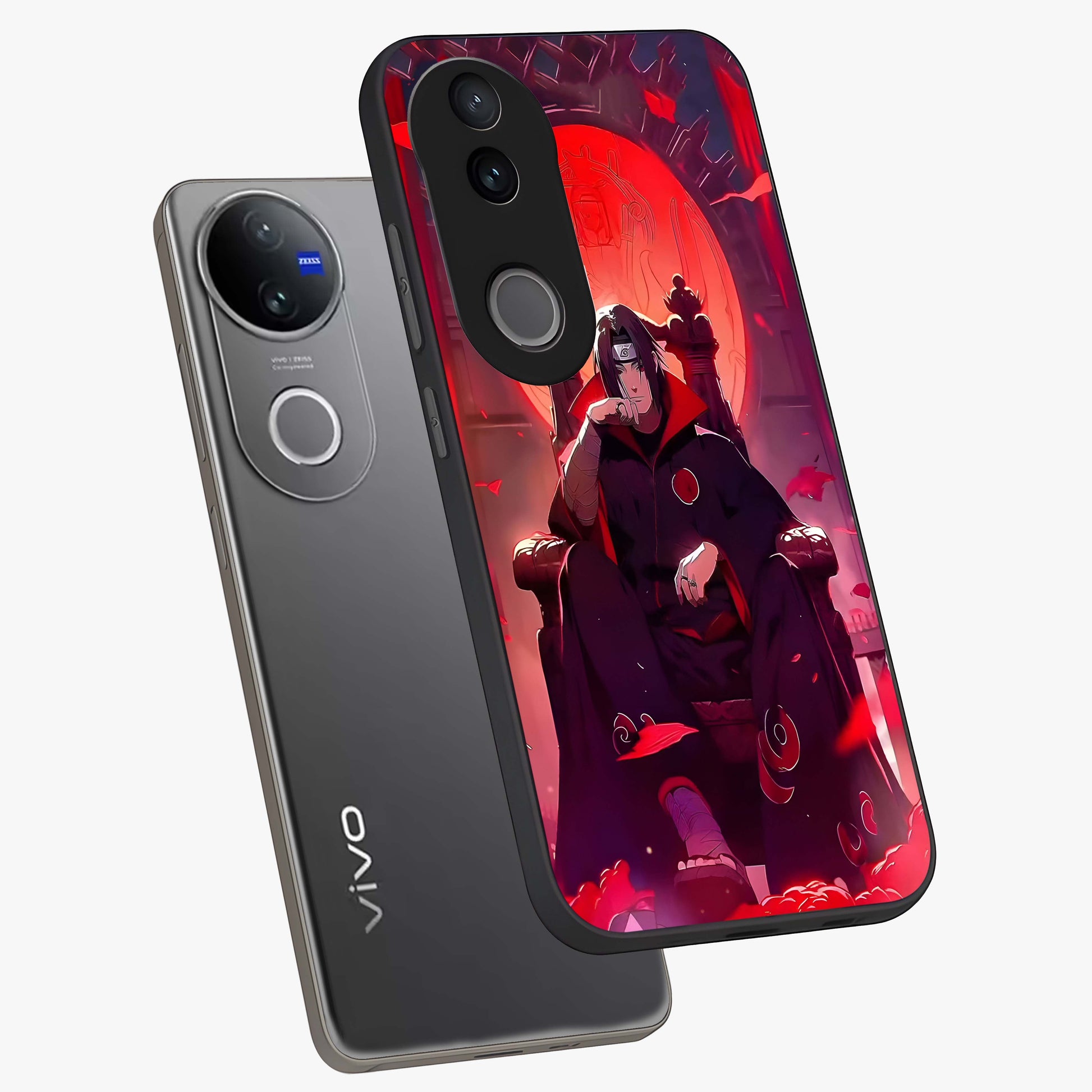 Blood Moon Sovereign Glass Case displayed in angled mockup highlighting dark celestial moon design and dramatic theme.