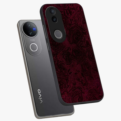 Crimson Fade Flow Glass Case displayed in angled mockup highlighting smooth gradient design with modern aesthetic style.