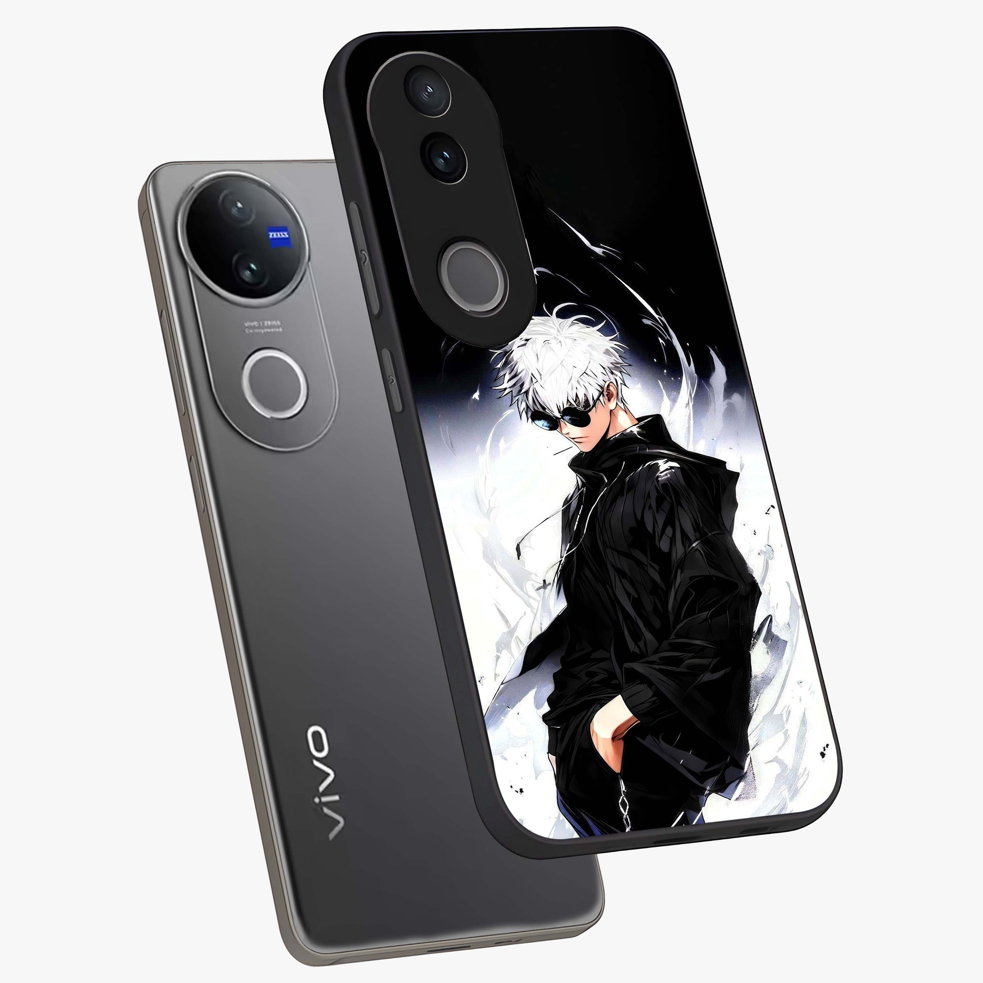 Limitless Shadow King Glass Case displayed in angled mockup highlighting dramatic dark hero design with intense aesthetic.