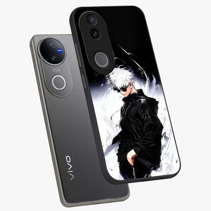 Limitless Shadow King Glass Case displayed in angled mockup highlighting dramatic dark hero design with intense aesthetic.