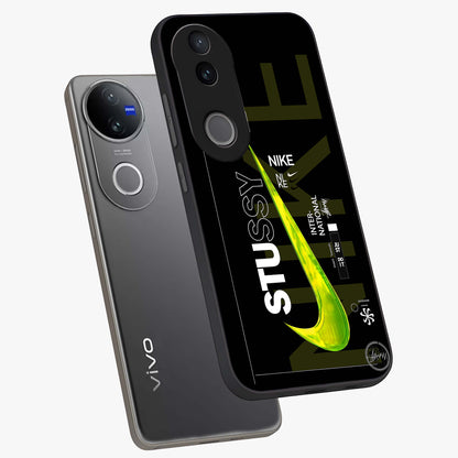 Neon Street Edition Glass Case displayed in angled mockup highlighting vibrant urban design with bold street aesthetic.