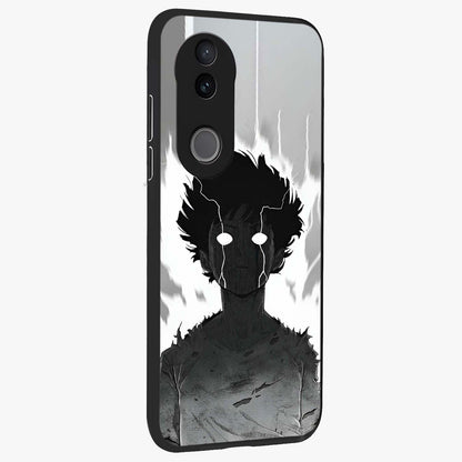 Awakened Inner Rage Glass Case upright view showcasing dramatic artwork with strong expressive aesthetic.