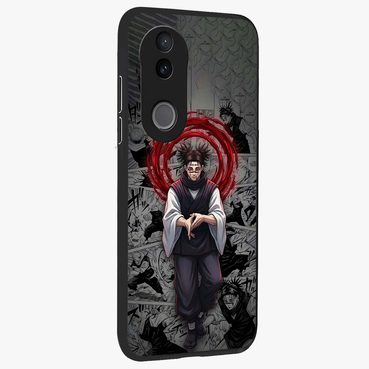 Cursed Ritual Ascension Glass Case upright view showcasing powerful ascension artwork with dark fantasy theme.