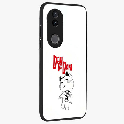 Playful Spirit Charm Glass Case upright view showcasing vibrant charm artwork with fun artistic theme.