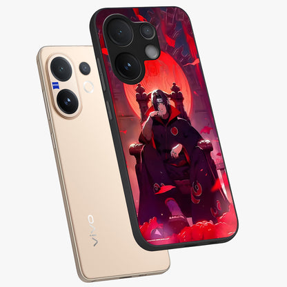 Blood Moon Sovereign Glass Case displayed in angled mockup highlighting dark celestial moon design and dramatic theme.