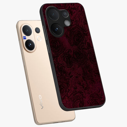 Crimson Fade Flow Glass Case displayed in angled mockup highlighting smooth gradient design with modern aesthetic style.
