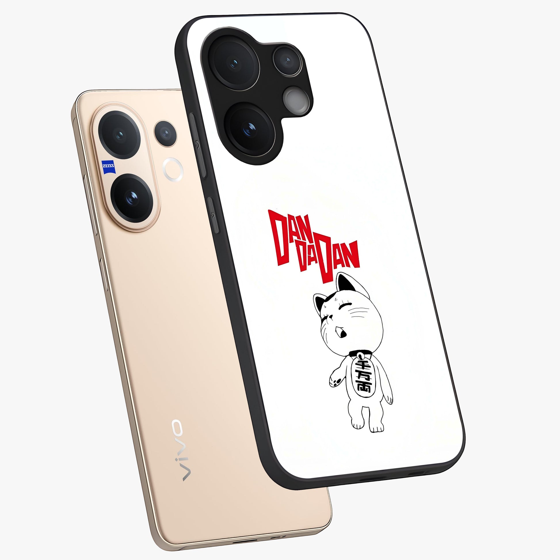 Playful Spirit Charm Glass Case displayed in angled mockup highlighting lively decorative design with playful aesthetic style.