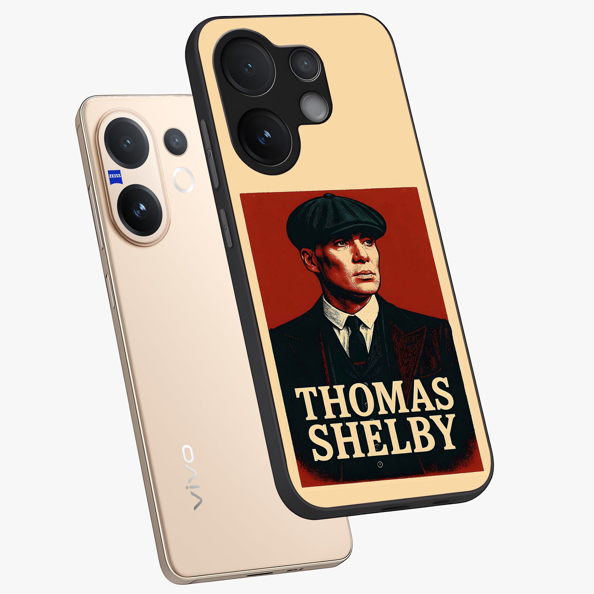 Vintage Mafia Authority Glass Case displayed in angled mockup highlighting powerful retro design with classic gangster aesthetic.