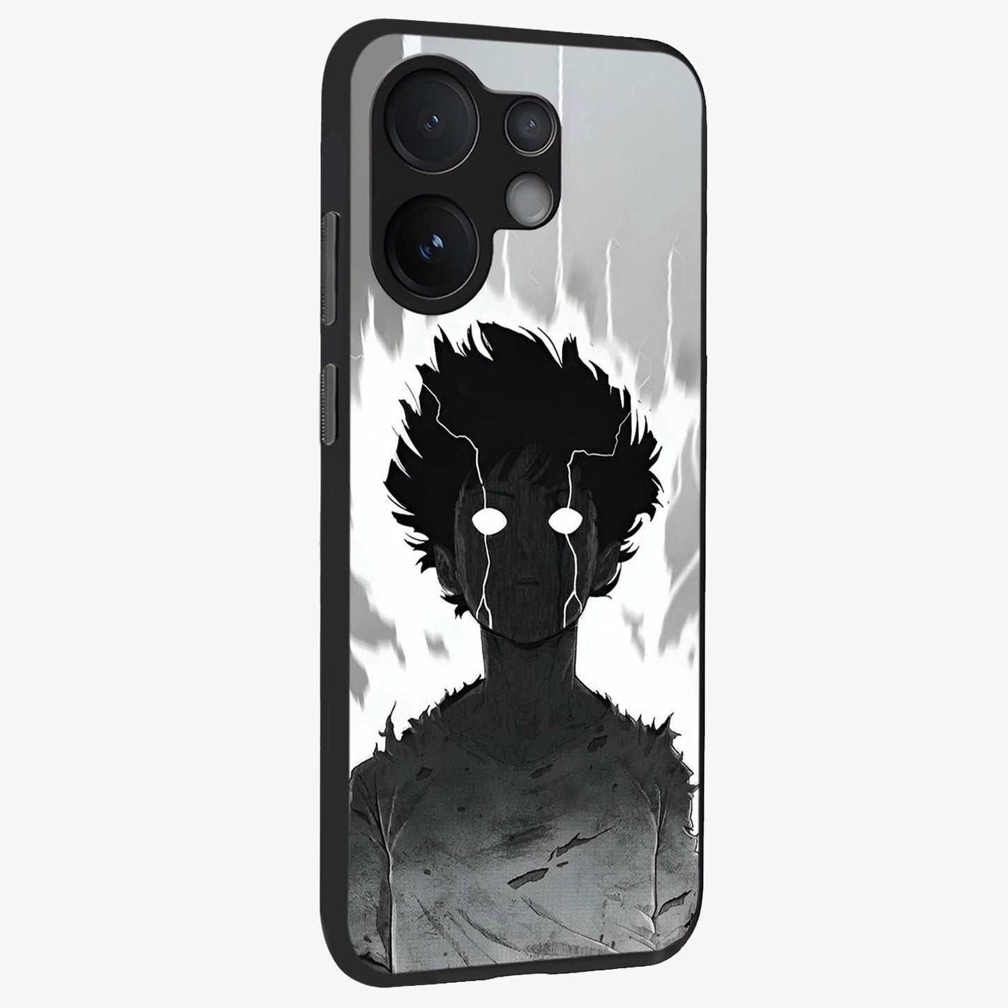 Awakened Inner Rage Glass Case upright view showcasing dramatic artwork with strong expressive aesthetic.