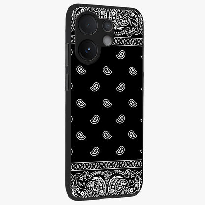 Retro Rebel Threads Glass Case upright view showcasing stylish vintage artwork with bold retro theme.