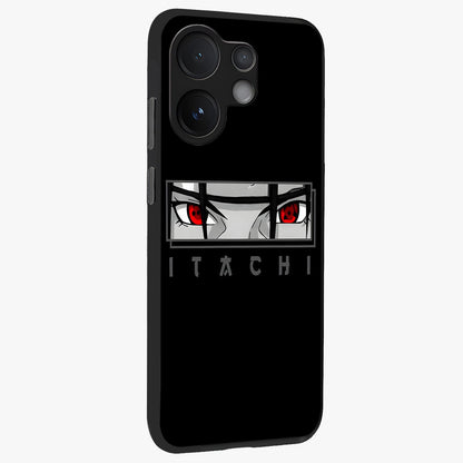Scarlet Gaze Dominance Glass Case upright view showcasing powerful dramatic artwork with dominant artistic theme.