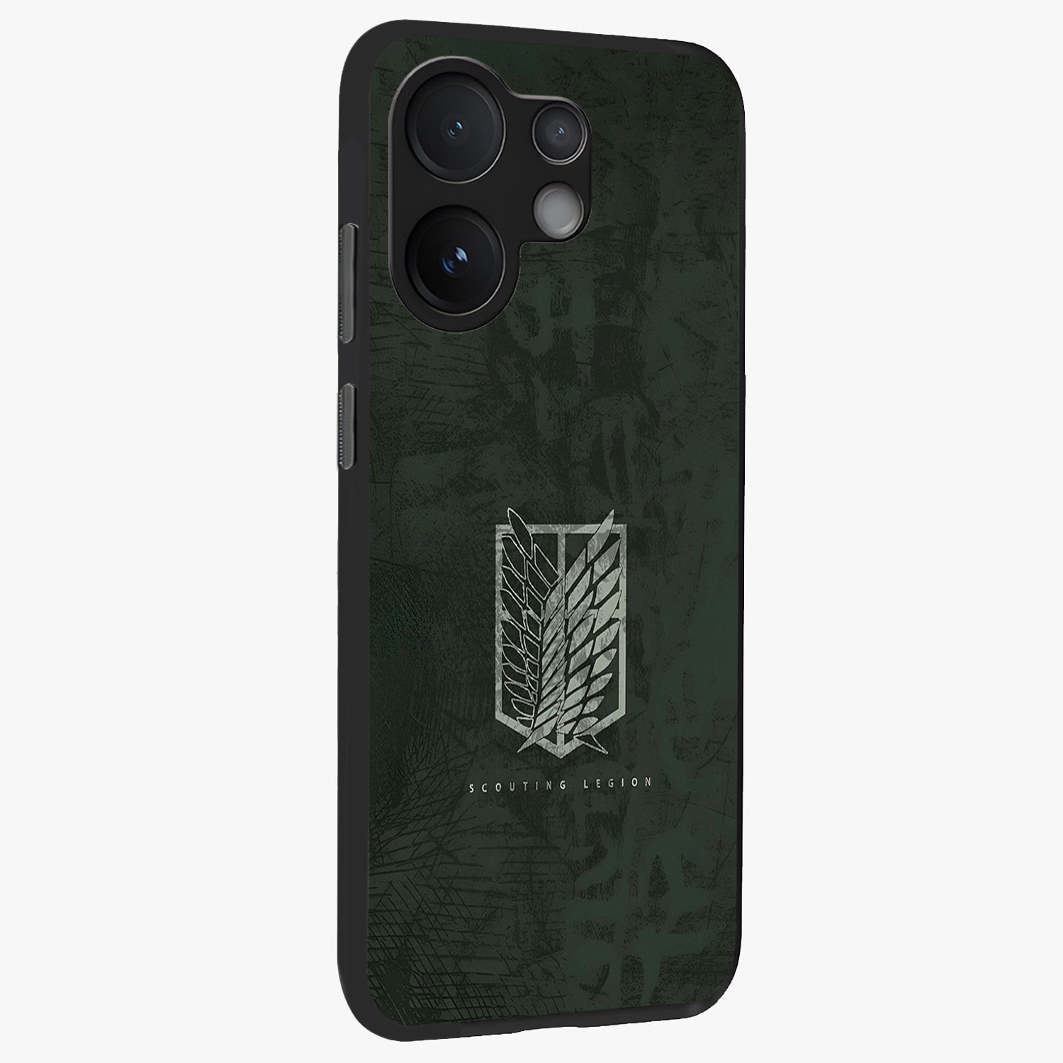 Wings Of Freedom Glass Case upright view showcasing powerful wings artwork with freedom themed design.