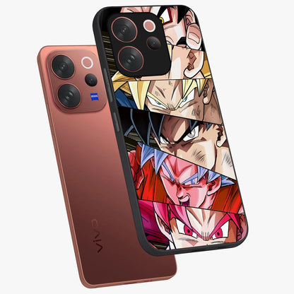 Anime Character Glass Case displayed in angled mockup highlighting colorful anime character illustration.