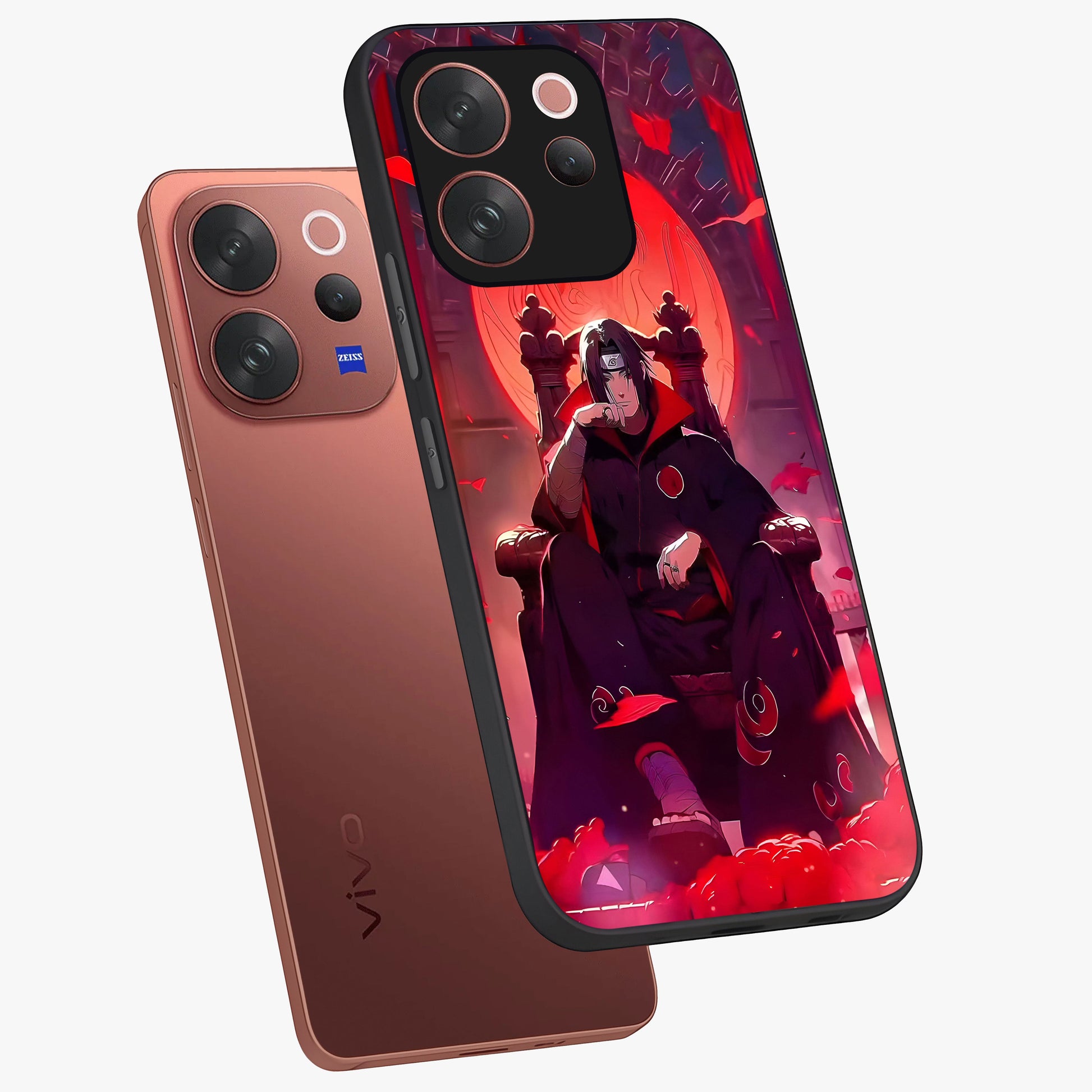Blood Moon Sovereign Glass Case displayed in angled mockup highlighting dark celestial moon design and dramatic theme.
