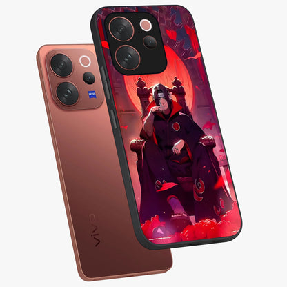 Blood Moon Sovereign Glass Case displayed in angled mockup highlighting dark celestial moon design and dramatic theme.