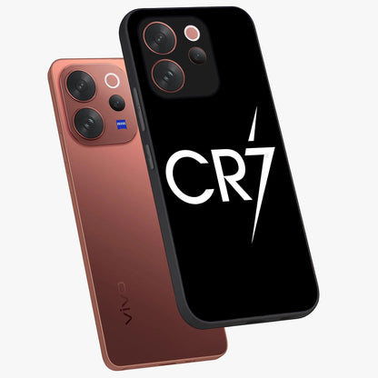 Cr7 Elite Strike Glass Case displayed in angled mockup highlighting powerful sports graphic with bold athletic theme.